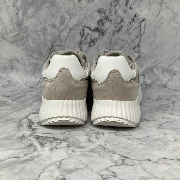 Steve Madden Sz 8.5M Grey Shereen Suede Low Platform Sneaker Lace Up P1-43 - Picture 5 of 10